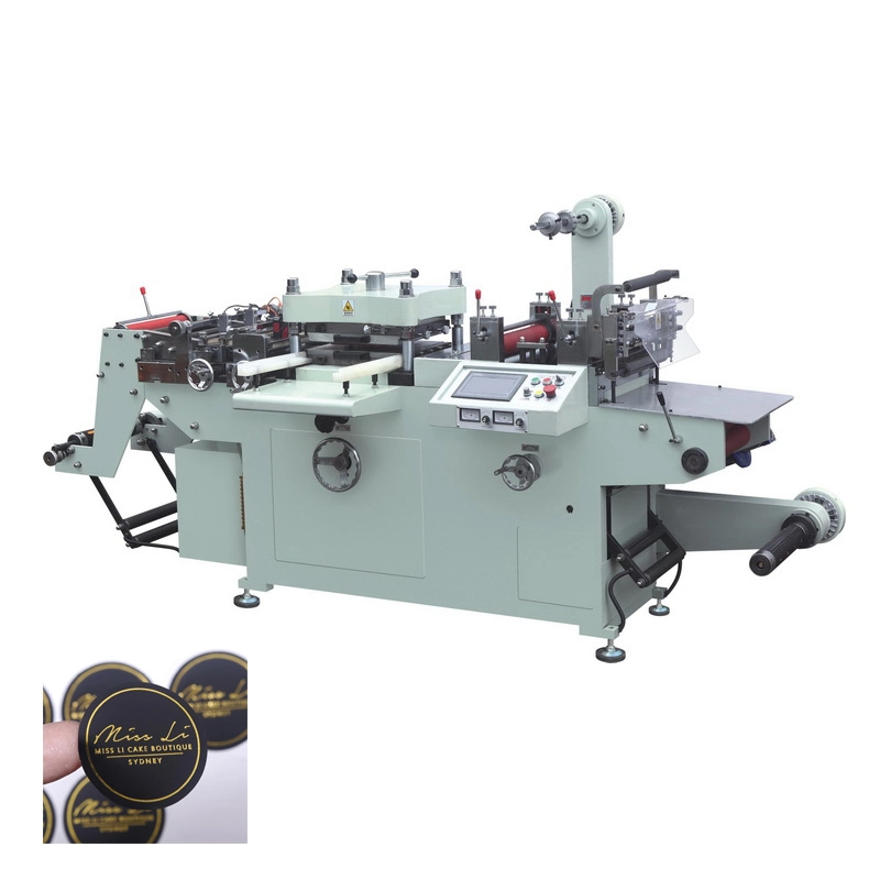 Rtmq-320 Auto Flachbett Aufkleber Aufkleber Papier Rolle zu Roll Kiss Stanzmaschine mit Heißstanz / Stanzen / Laminieren