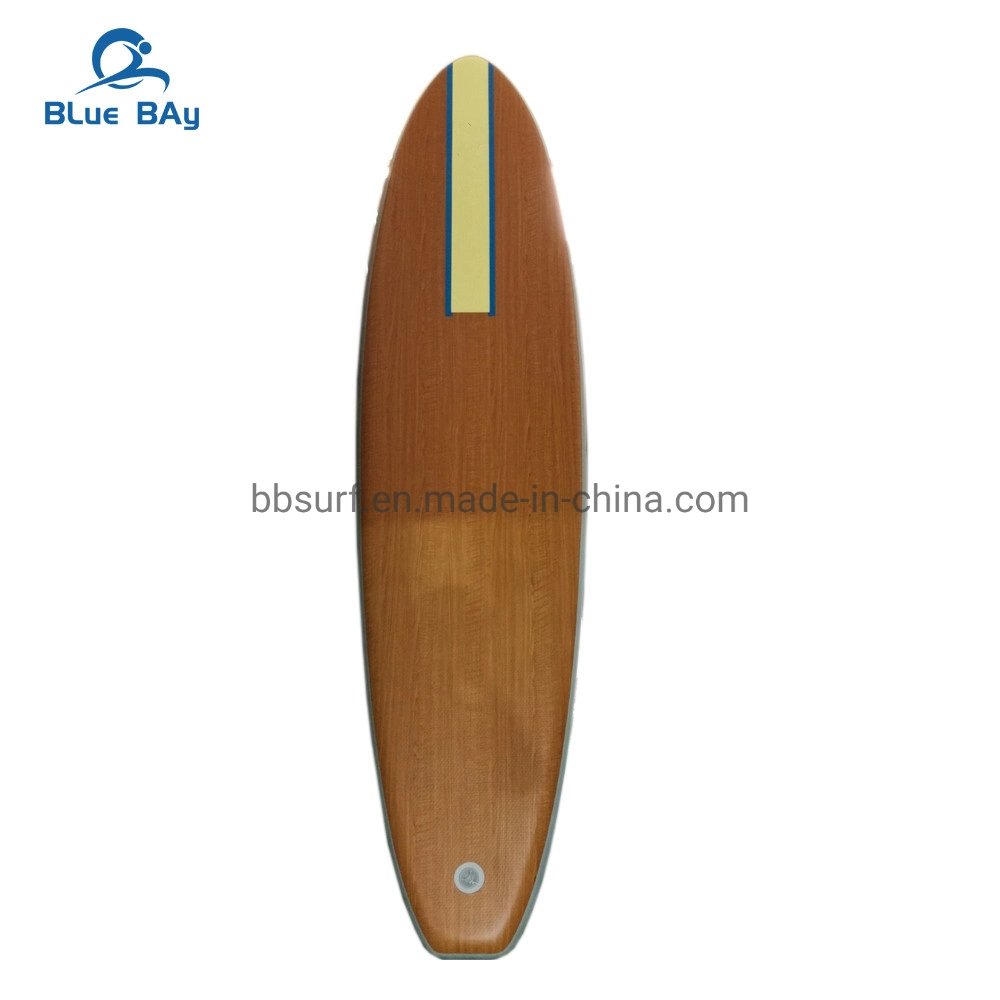 De alto rendimiento al por mayor de 10'8'' de madera inflables Touring paddle board