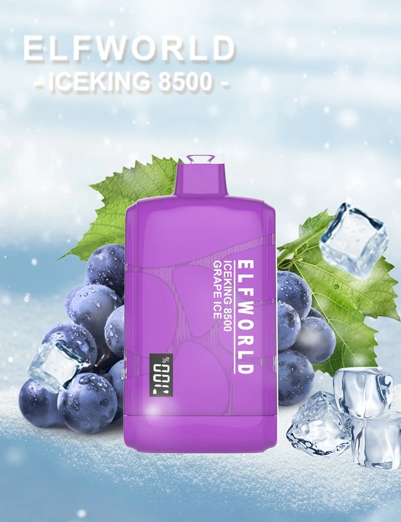 Fábrica original Atacado Elf World Ice King 8500 Puffs Big Puffs recarregáveis Vaporizer 10000 12000 puffs BC 5000