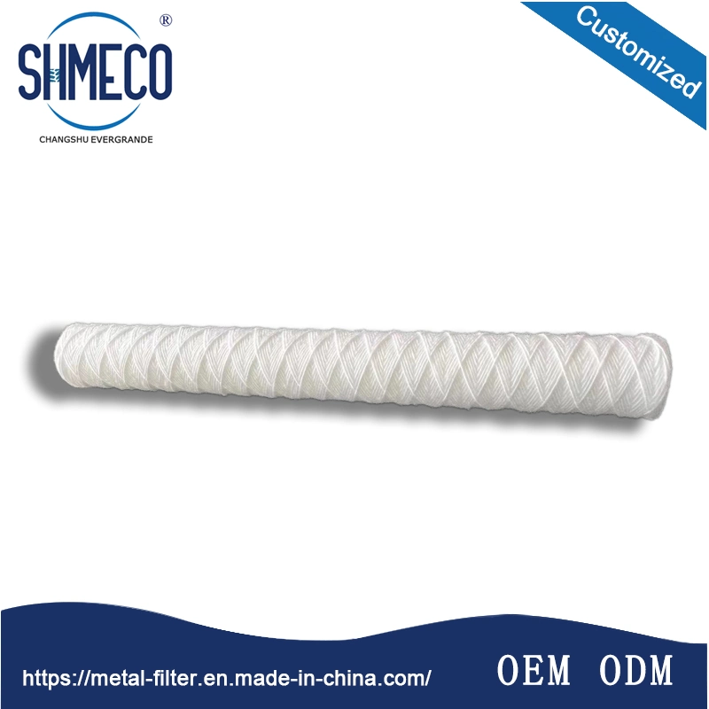 High quality/High cost performance Filters Industrials Cotton Yarn Wound Ss Core String Wound Filter Cartridges for Water Treatment