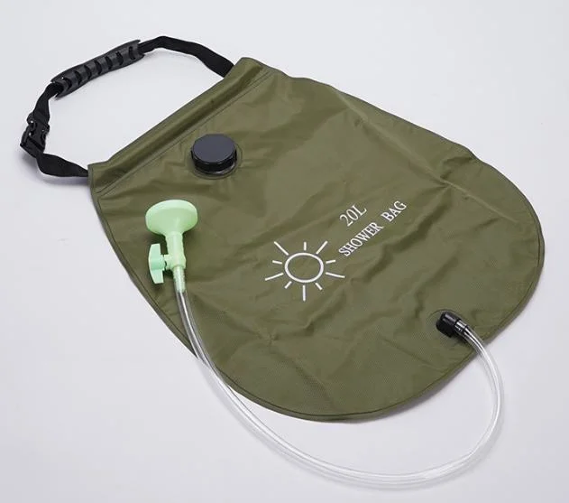 Sac d'eau 20 L pliable énergie solaire chauffé Camp douche PVC Sac Camping extérieur Voyage randonnée pédestre escalade barbecue pique-nique stockage d'eau