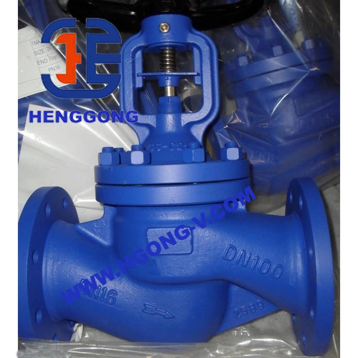 DIN/API Wcb Carbon Alloy Steel 300lb High Pressure Industail Supply Bellow Seal Globe Valve with Gear