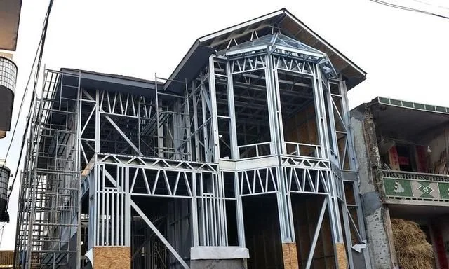 Customized Steel Frame Structure Single-Family, Conjoined Villas