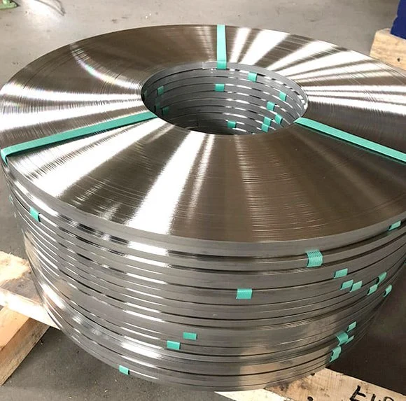 Prime Quality Q195 Cold Rroled 65mm Galvanized Acero bobina estrecha Tira metálica