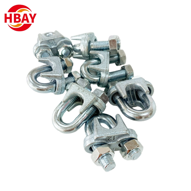 U. S. Tipo Galv cable maleable pinzas de cuerda chapado en zinc