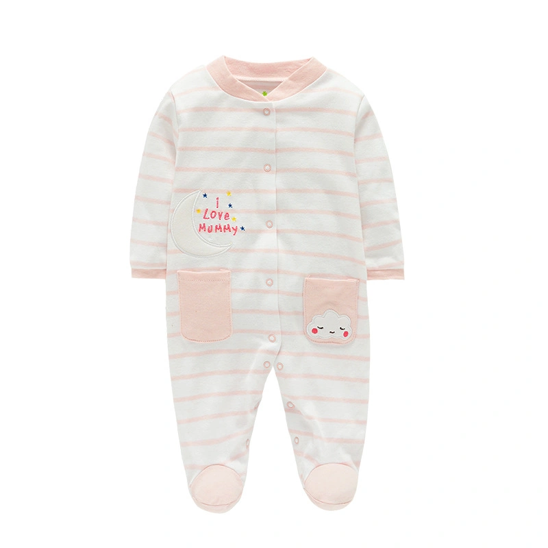 Factory Direct Wholesale/Supplier Custom Baby Boys Girls Cotton Jumpsuit Infant Wear Babygrow