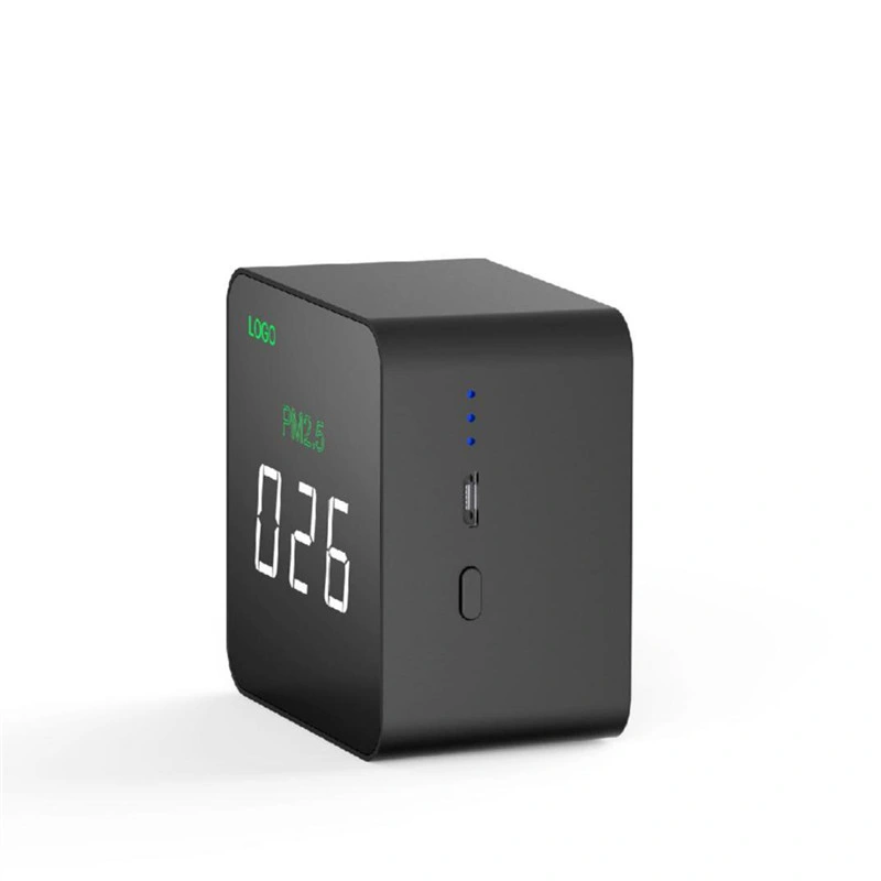 Particle Counter Affordable Portable Particulate Sensor Particulate Matter Tester Pm2.5 Detector Cube-Designed with 1200mAh Lithium Battery