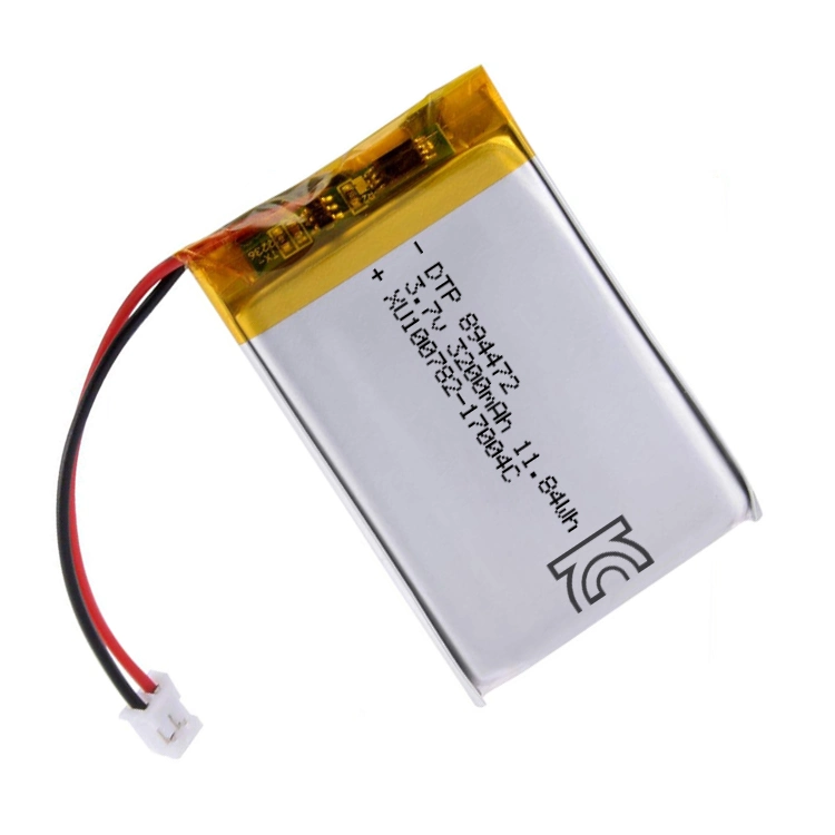 Dtp Popular Model 894472 3.7V 3200mAh Lithium Battery From China Manufacturer