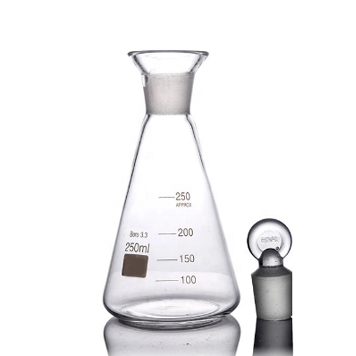 Hot Sales Erlenmeyer Flask with Stopper