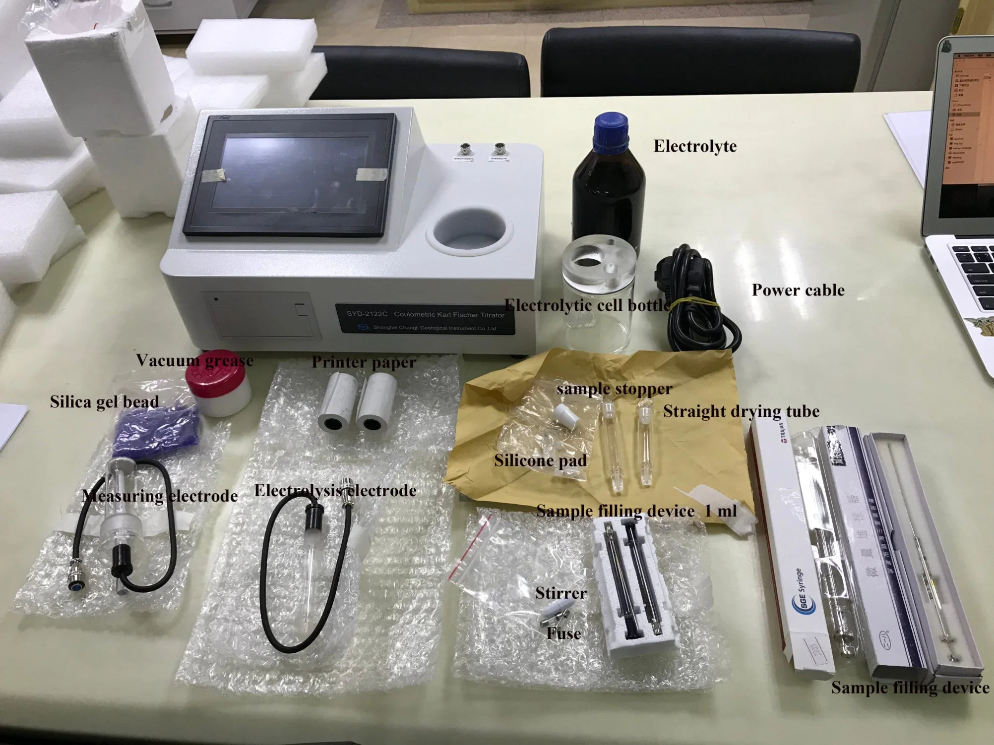 Water contnent testing  in Petroleum Products, Water in Lubricating Oils tester.