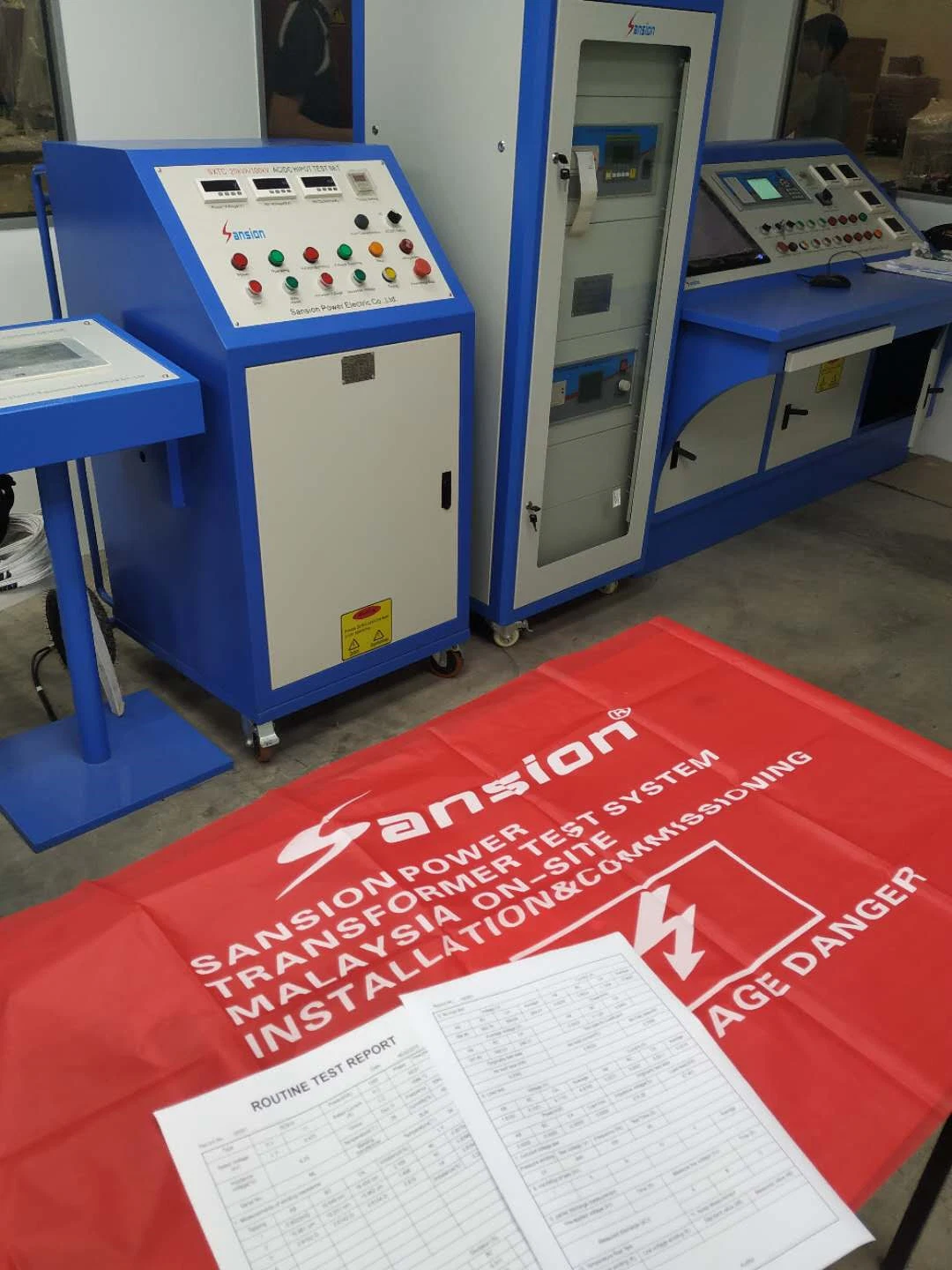 Automatic Transformer Test Bench with Load No Load Test (electrical test bench)