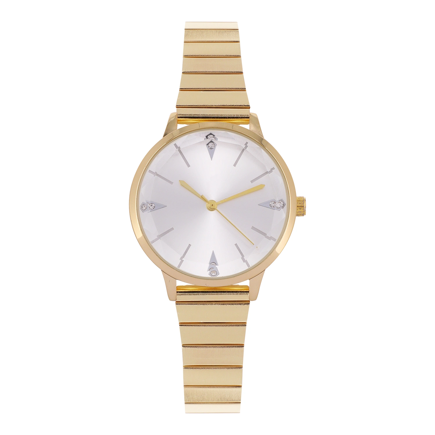 Diseño personalizado de buena calidad de acero inoxidable resistente al agua Women Watch Relojes de Pulsera de moda dama