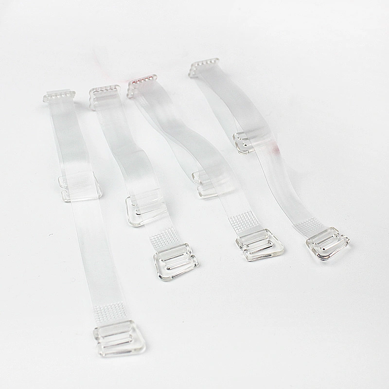 High Elastic Frosted Invisible Plastic Buckle TPU Transparent Bra Shoulder Strap Adjustable Shoulder Strap