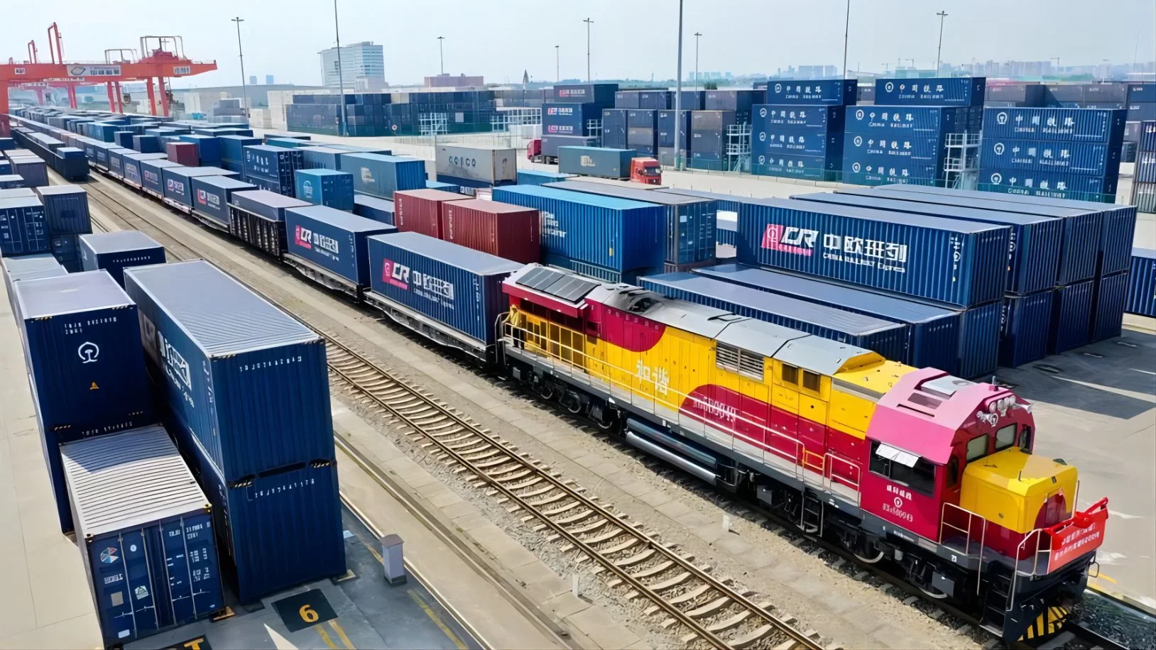 Rail Cargo Forward Transport DDP Train Shipping Agent Railway Freight to Germany France Netherlands Norway Poland Russia Europe