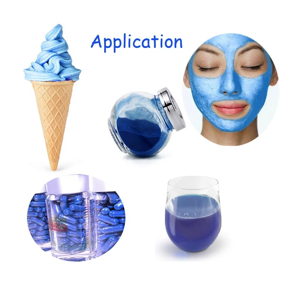 Food Grade Pure Natural Organic CAS 11016-15-2 Blue Spirulina Extract Phycocyanin