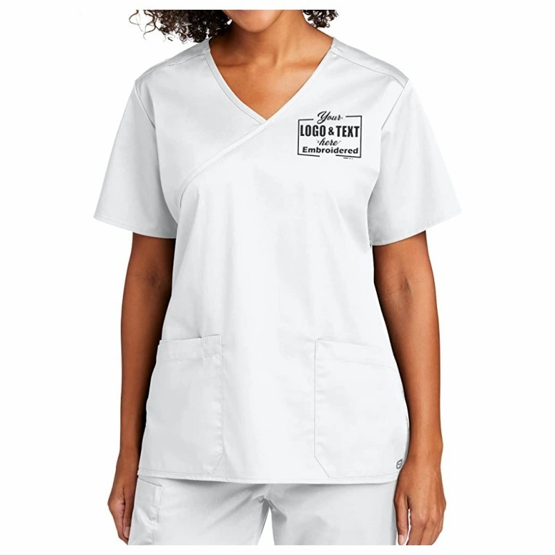 Ropa de trabajo de enfermera Doctor Lab Coat Hospital Food Service Uniforms Para las mujeres