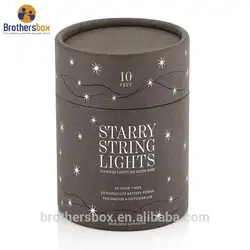 Custom Design Underwear Storage Tube Paper Box Round Cardboard T Shirt Box