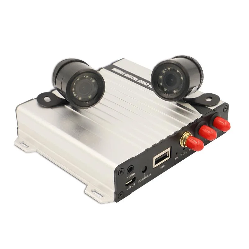 Meitrack MD533s 2 Channel 1080P TF Card Mini Digital Video Recorder Shockproof Car Truck Vehicle Mobile DVR 4G