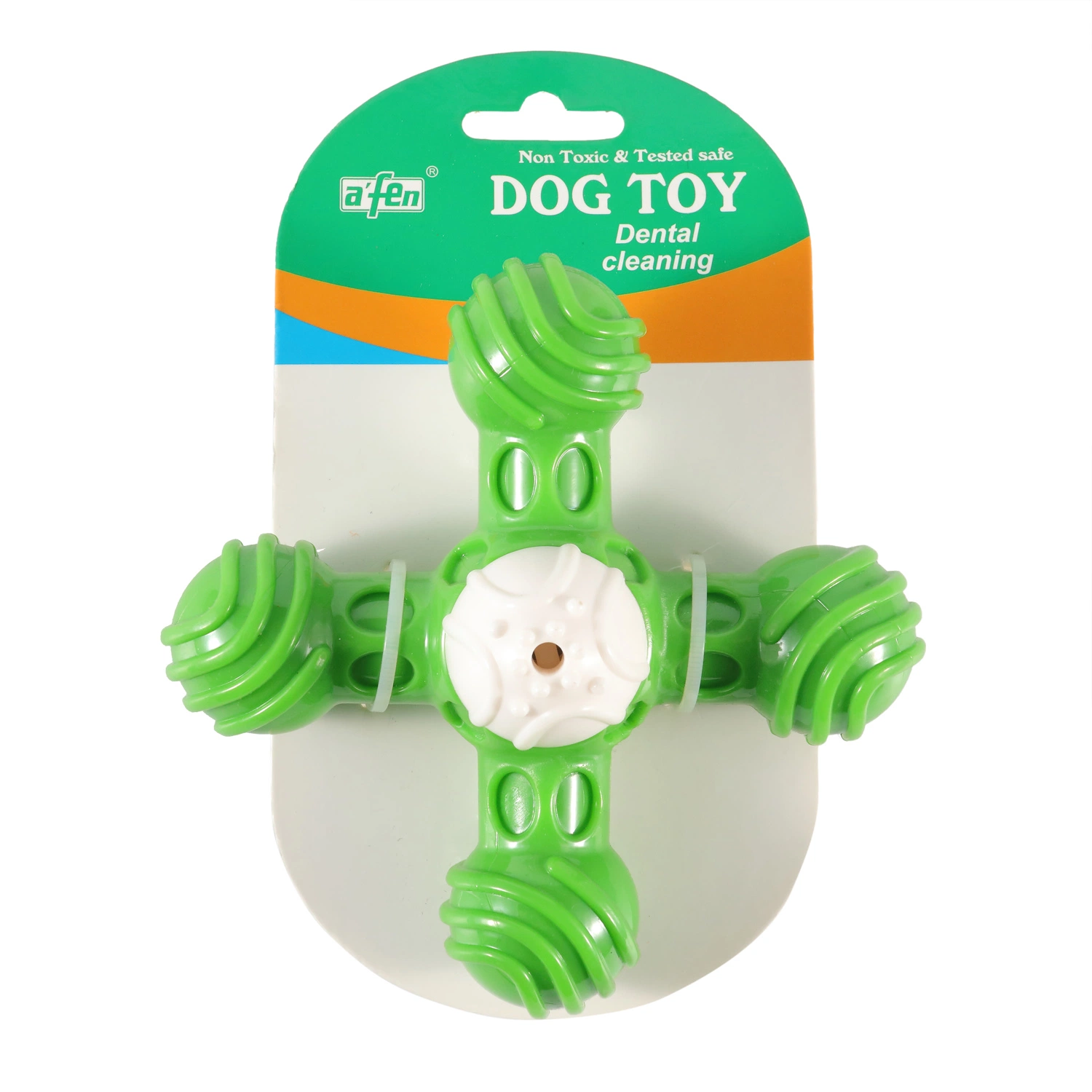 New Amazon Hot Selling Pet Toys Green Color Dog Toothbrush Cleaning Teeth Gnawing Molars