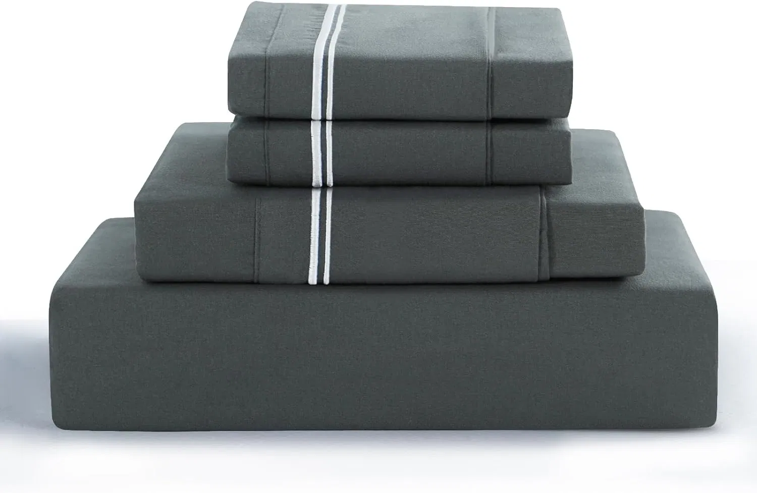 Conjunto de roupas de cama luxuosas de bolso profundo de 4 peças 100% algodão fabricante na China