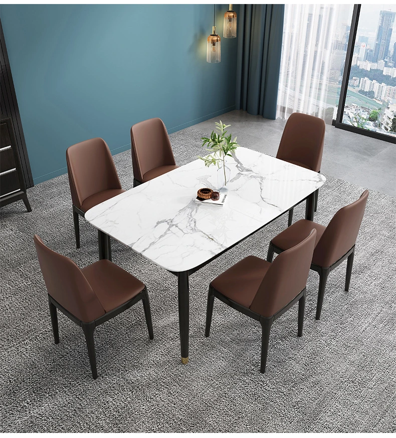 YH-DC20 Madera sólida Casa comedor Mesa Restaurante Muebles de caucho de madera Silla de comedor