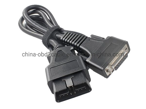 Factory Directly Supply J1962 Connector OBD Connector Cable Obdii 16p Cable for Car Scanner Tool