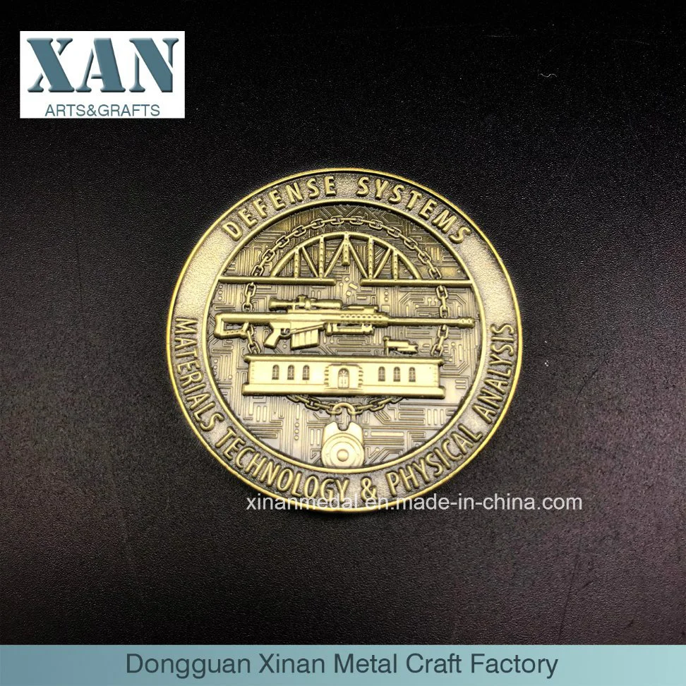The Custom Antique Gold Metal Souvenir Coins Are Used for Military Purposes