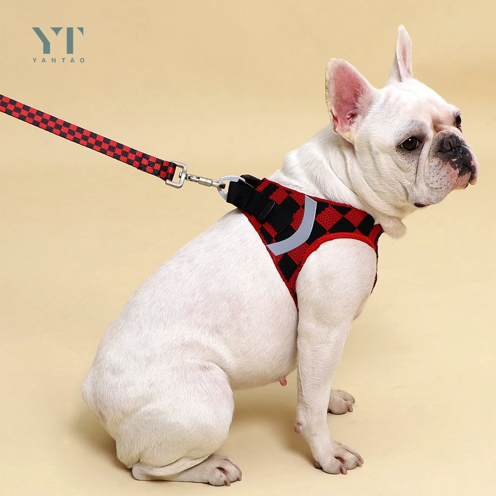 Pet Products No Pull Reflective Breathable Adjustable Sublimation Step in Reversible Luxury Fashion Pet Dog Harness