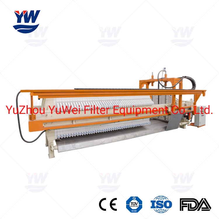 Yuwei Chamber Type Filter Press High Pressure, Recessed Filter Cloth and Sealed Without Leakage