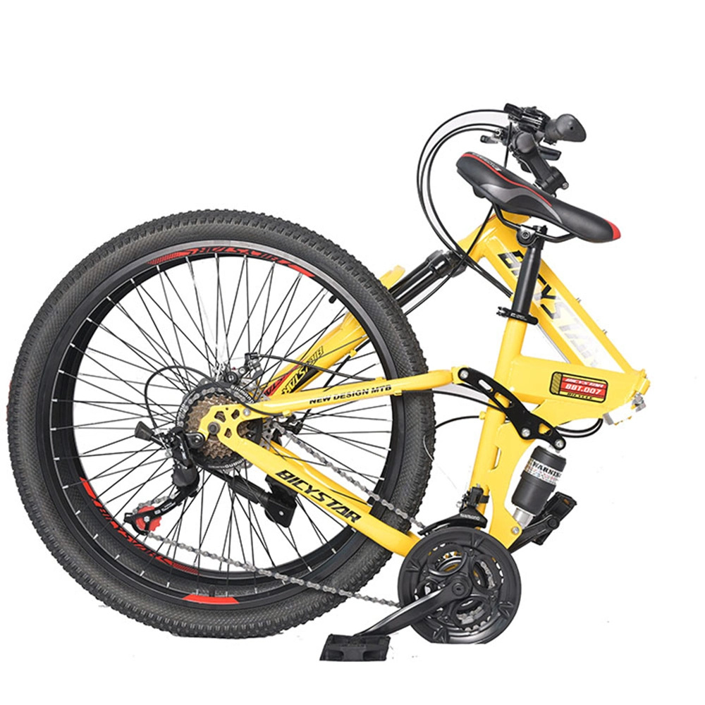 OEM New 26 Folding Mountain Bike Foldable Bicycl Bicystar Brand Mountain Bike Ready to Ship