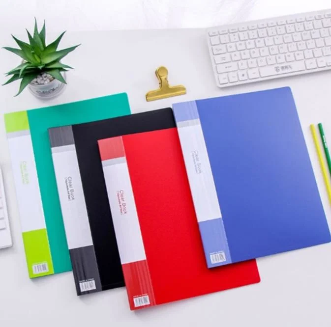 Office A4 Plastic Dynamic Page Expanding Paper File Organizer Document Folder