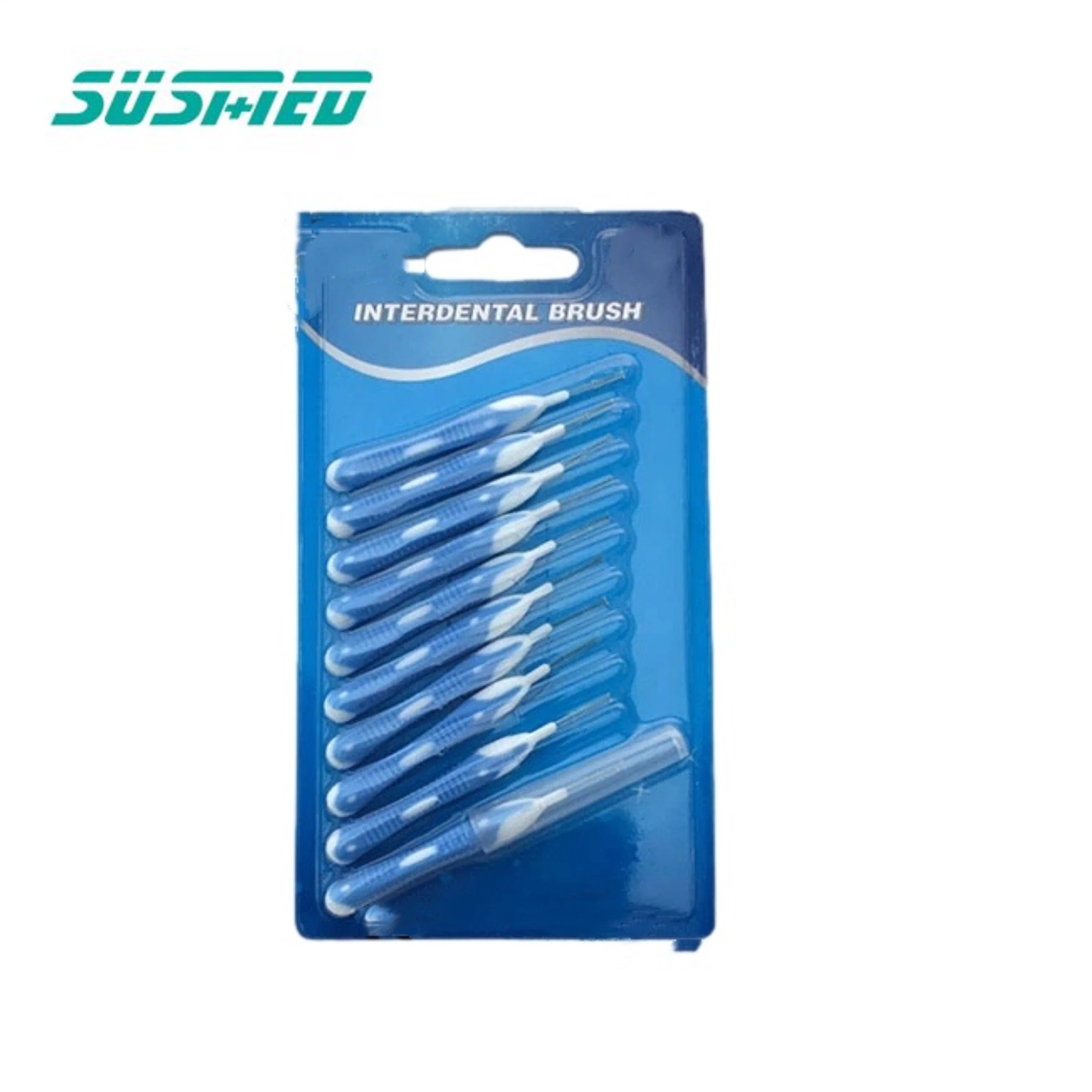 2021 Eco Friendly Orthodontic Dental Disposable Toothbrush Interdental Brush with Cover