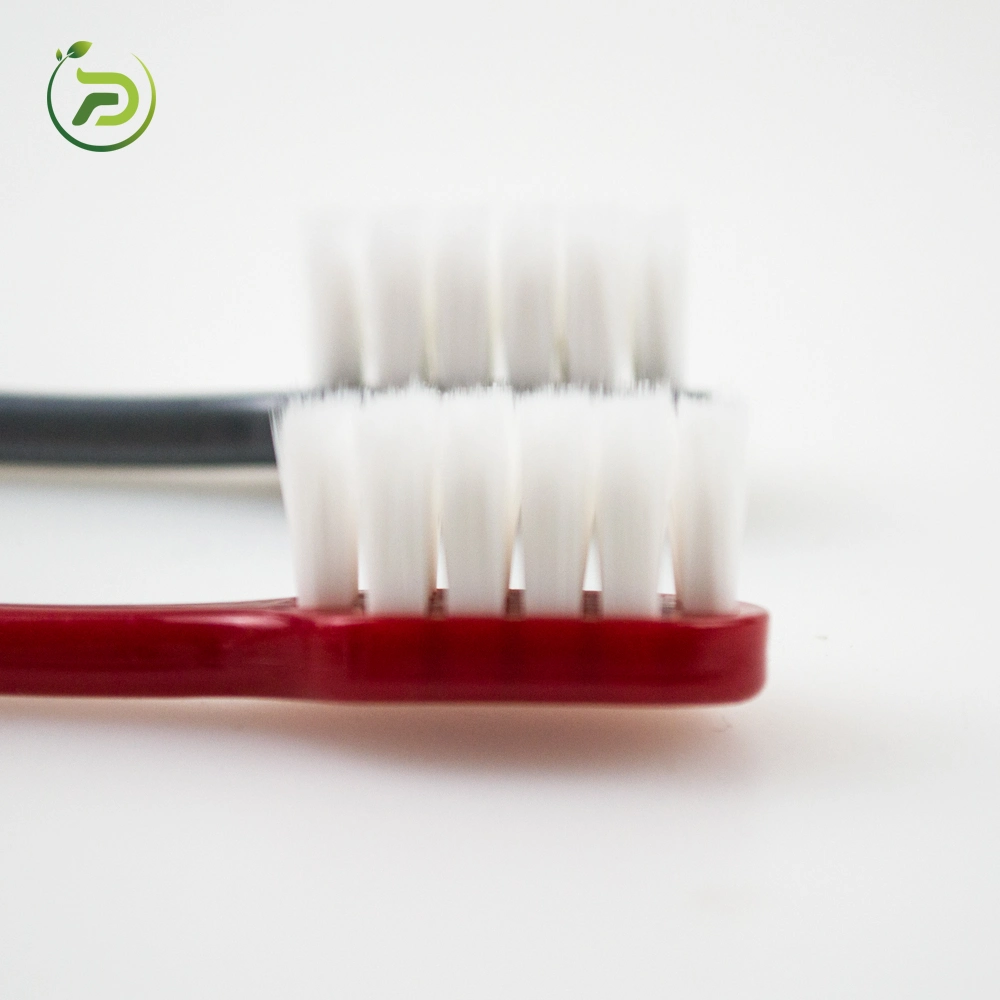 Personnalisé de haute qualité brosse à dents à poils doux manche plastique Home Dental Nano brosse à dents Oral Care de purge de gomme