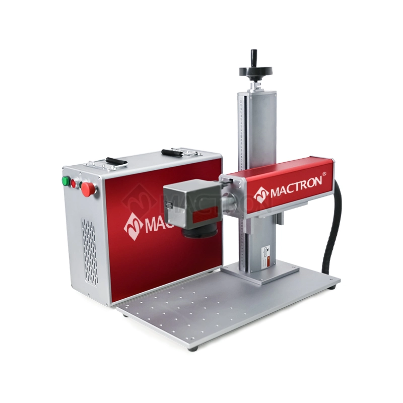 Tragbare Laser-Graviermaschine 80W JPT Farblaserdrucker Fiber Laser