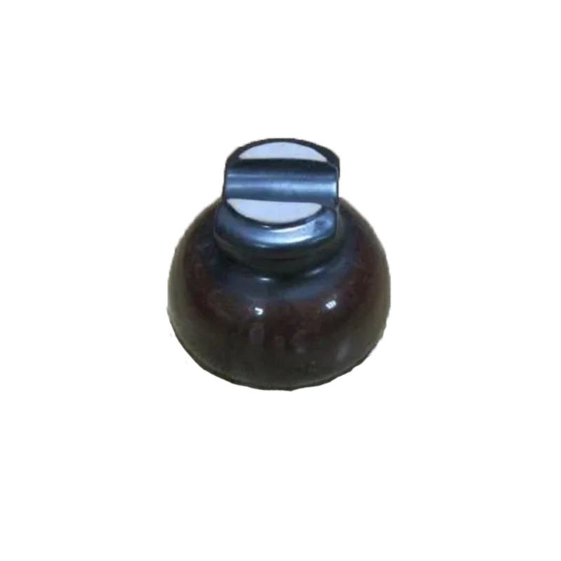 Xinghai 55-2 Brown Ceramic Porcelain Electrical Pin Insulator for Power Transmission