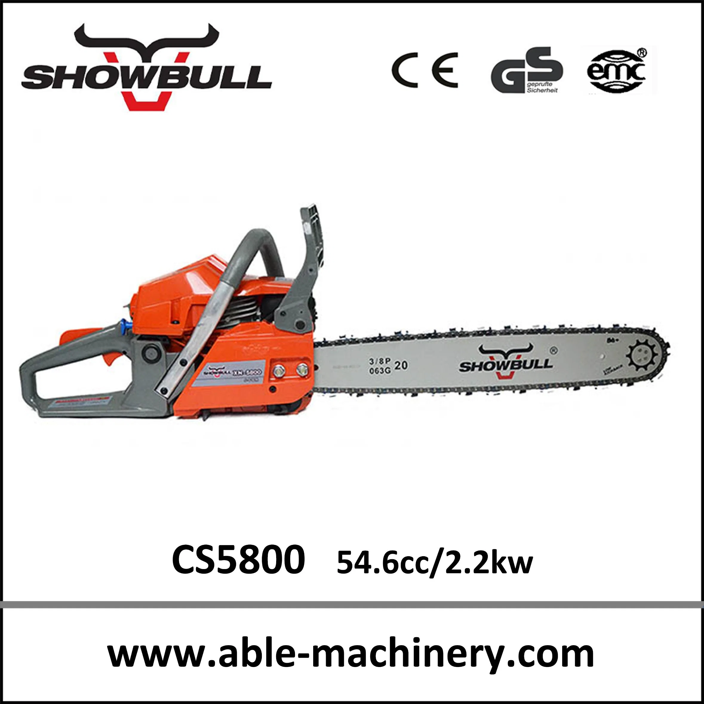 New Type Nice Design Garden Tool Stable Engine 5800 Chainsaws Chain Saw with CE