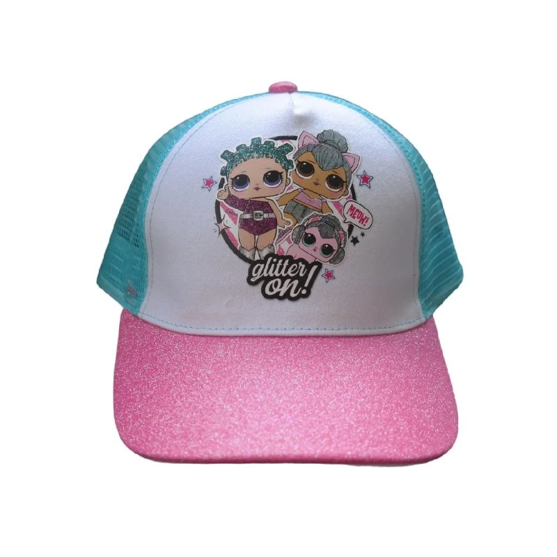 New Design Fashion Bump Cap with Glitter / Female Hats