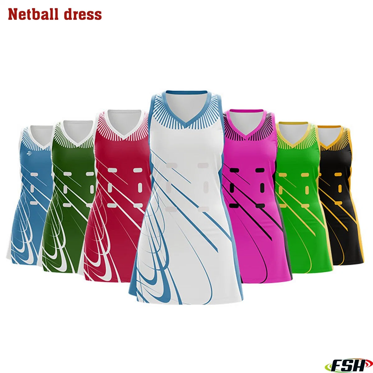 OEM/ODM Custom High quality/High cost performance  Breathable Netball Dress for Women