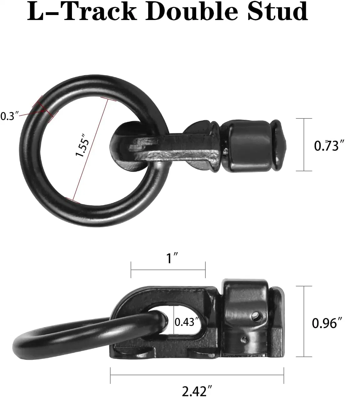 O-Ring Track Double Stud Bearing Accessories Can Be Customized