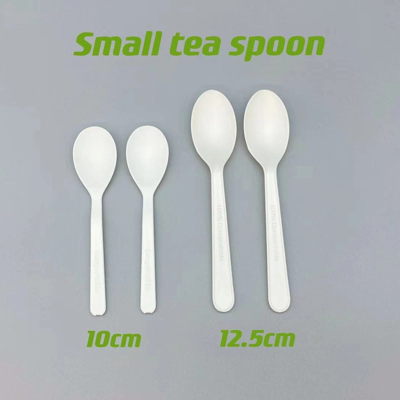 High quality/High cost performance Mini Coffee Tea Spoon Disposable Biodegradable Disposable Cpla Tea Spoons