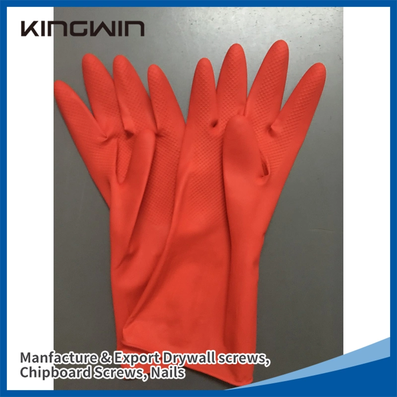 Industrial Glove Safety Working Rubber/PVC Glove with SGS Approved