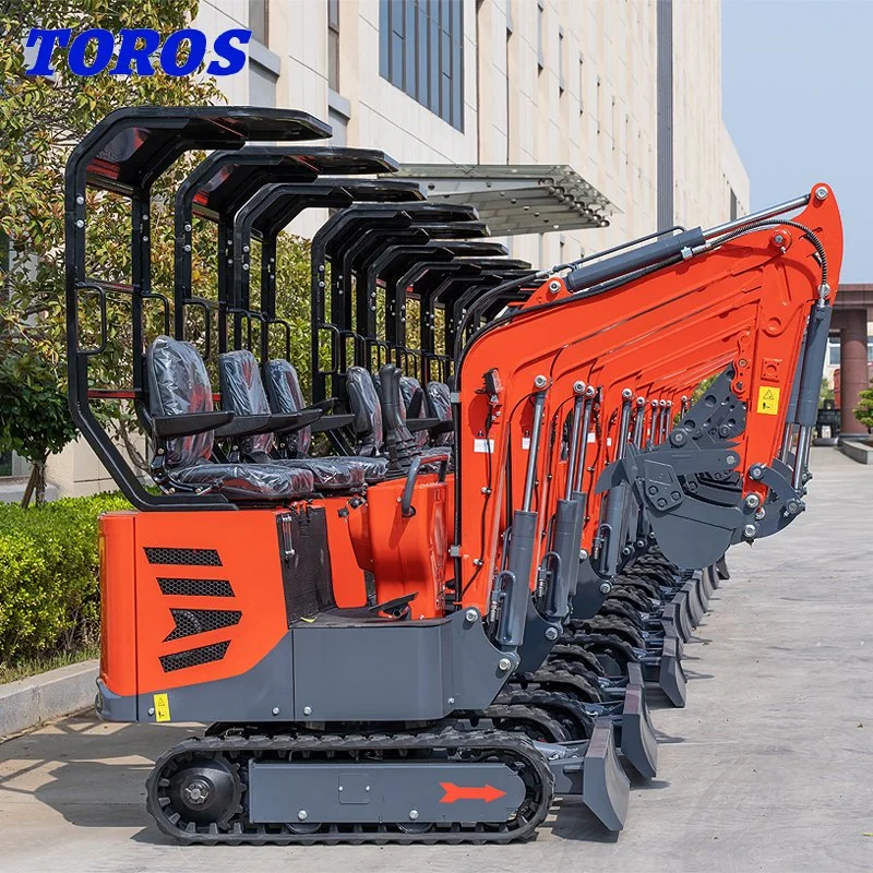 Toros Te 08 Bangladesh Energy & Mining Mini Excavator Cheap Price Chinese Mini Excavator Small Digger Crawler Excavator