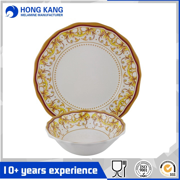 Multicolor Melamine Tableware Dinner Set