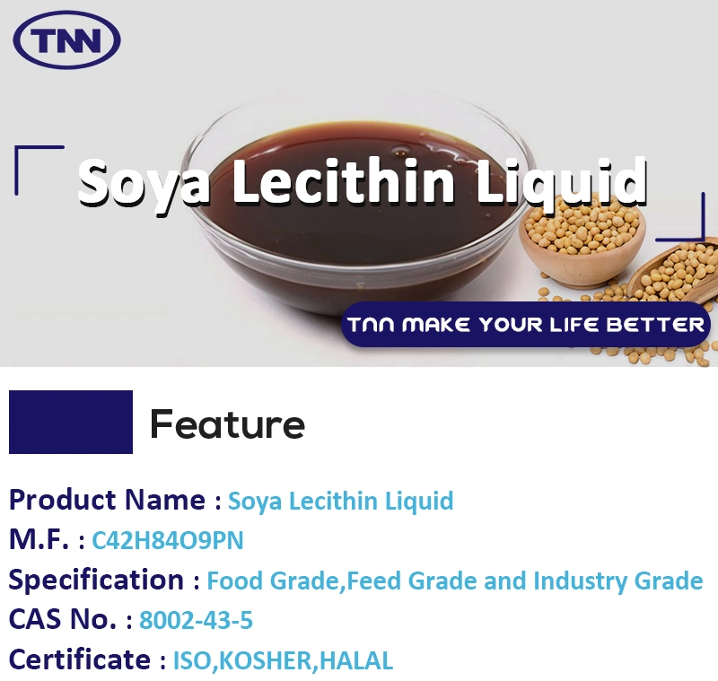 Soya Lecithin Food Grade Emulsifier Liquid Food Additives