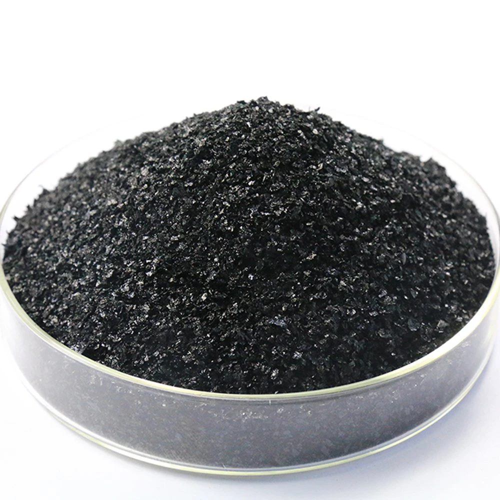 Humic Acid Sodium Salt Chemical Fertilizer Water Soluble Agriculture Organic Humic Acid Foliar Flake Powder