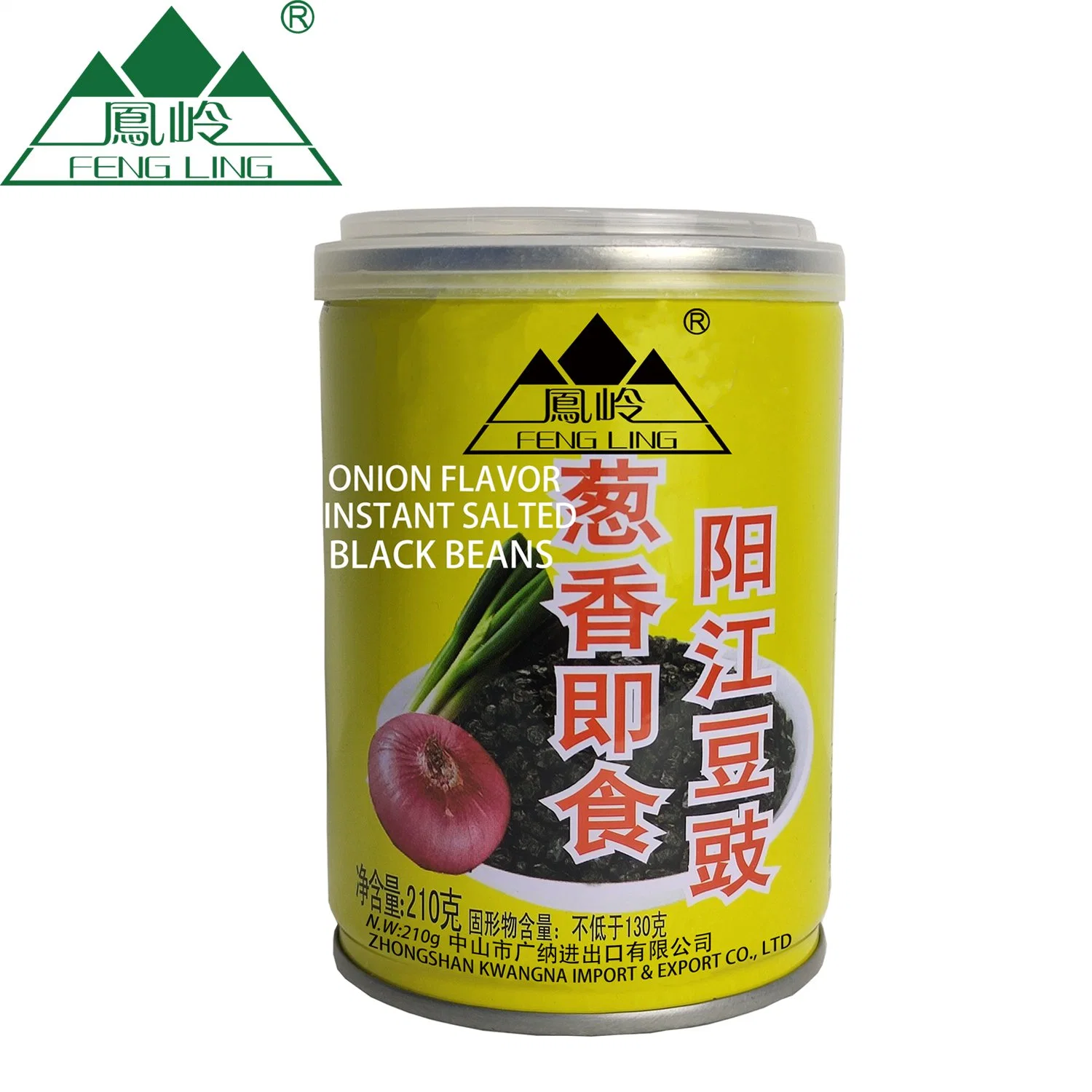 210g-Fengling Brand Onion Flavor Instant Preserved Salted Beans