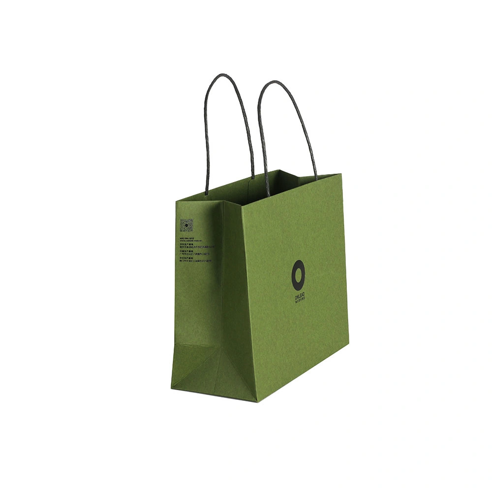 حقيبة مخصصة لإعادة التدوير صديقة للبيئة مع كرافت للتغليف مصممة بجودة عالية حسب الطلب
