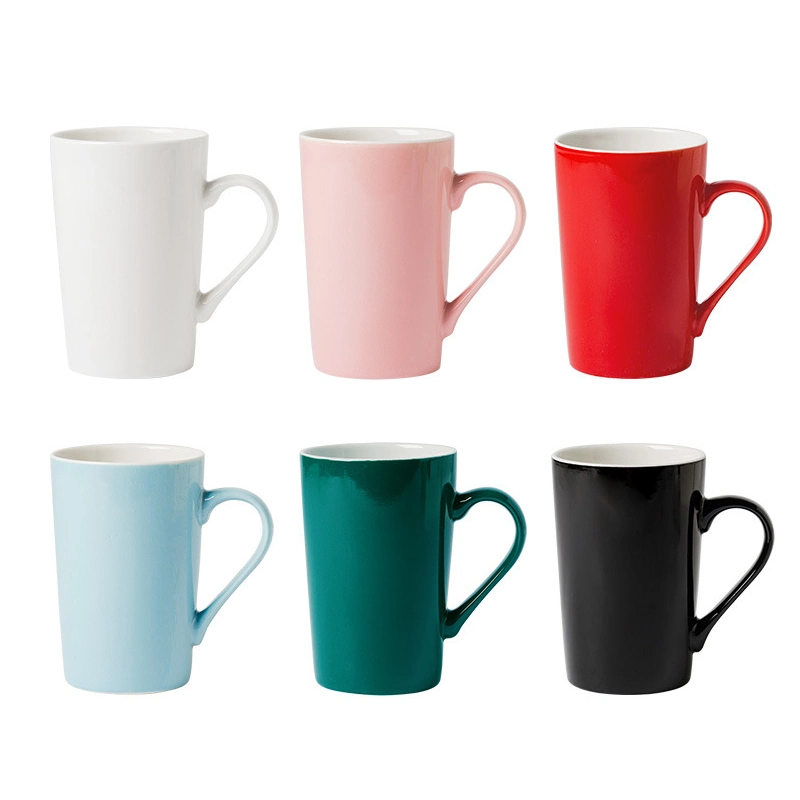 Wholesale/Supplier Reusable Tea Milk Ceramic Mug Custom Logo Porcelain Coffee Cup