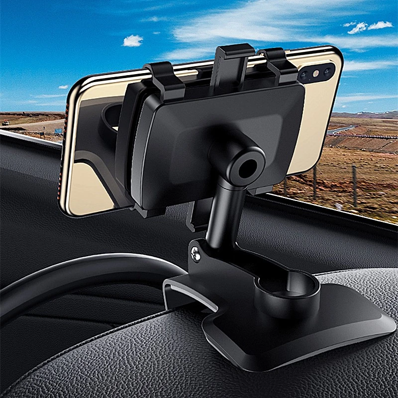 Car Dashboard/Sun Visor/Rearview Mirror Mount Hands-Free Phone Holder Stand Bracket