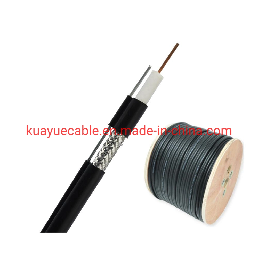 Rg11 Coaxial Cable+Steel Wire High quality/High cost performance  Communication Coaxial Cable Customization